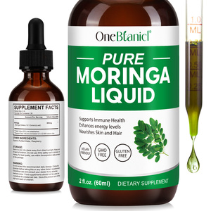 Commercio all'ingrosso 60ml integratore liquido naturale a base di erbe Moringa 100% puro estratto di semi di Moringa olio liquido gocce per migliorare l'immunità - Product Image 1