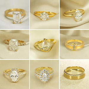 特注繊細な10K 14K <span class=keywords><strong>18K</strong></span>金エンゲージメントリングラボ成長ダイヤモンドオーバル0.3CT〜2.5CT DEF CVD HPHTラボ成長ダイヤモンドリング - Product Image 2