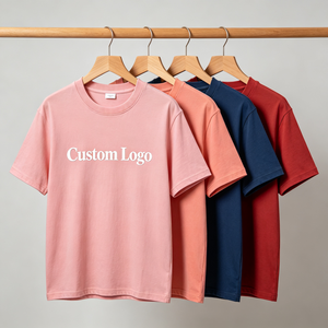 OEM Custom Logo 100% Cotton 220gsm Oversized Fit Crew Neck Unisex T Shirt Heat Transfer for <b>Base</b> <b>Layer</b> Wear - Product Image 2
