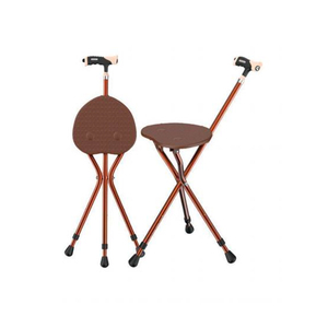 Stampelle gonfiabili <span class=keywords><strong>e</strong></span> regolabili sotto l'ascella stampelle mediche pieghevoli ed estensibili da passeggio con sedili portatili - Product Image 5
