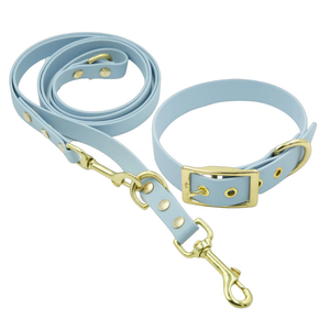 Collier et laisse pour chien de luxe XL tendance, en nylon enduit de PVC souple, avec rivets décoratifs, écologique, imperméable et durable – Vente chaude - Product Image 1