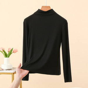 เสื้อซับในคอเต่าครึ่งตัว แขนยาว รุ่นใหม่ ปี 2026 สำหรับผู้หญิง ฤดูใบไม้ร่วง ฤดูหนาว เสื้อยืดยืดหยุ่นสำหรับพยาบาล สวมใส่ใต้ชุดพยาบาล - Product Image 5