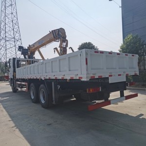 Camión Grúa Shacman F3000 6*4 <span class=keywords><strong>de</strong></span> 10 Toneladas con Pluma Recta, 3 Ejes, Camión <span class=keywords><strong>de</strong></span> Servicio Pesado <span class=keywords><strong>para</strong></span> Transporte <span class=keywords><strong>de</strong></span> Equipo Pesado - Product Image 5