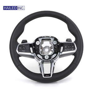 Volante de cuero completo de fondo redondo Original HAILED para <span class=keywords><strong>BMW</strong></span> 5 Series G60 G61 G68 i7 <span class=keywords><strong>i5</strong></span> iX1 X2 U11 U12 <span class=keywords><strong>2022</strong></span> 2023 2024 - Product Image 3