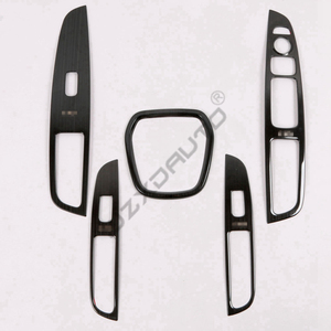 WZXD Cache-interrupteur de lève-vitre électrique en acier noir, garniture de levier de vitesse, accessoires 2016 pour I10 - Product Image 4