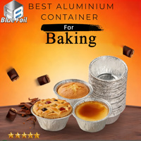 Mini moules à gâteau jetables en aluminium de 100 ml, mini moules à tartelettes, barquettes en aluminium, contenants d'emballage pour desserts, sauces et flans