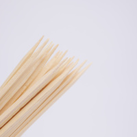 Brochettes Teppo en bambou de couleur naturelle, écologiques et de qualité supérieure, pics à nourriture jetables biodégradables de qualité alimentaire pour barbecue