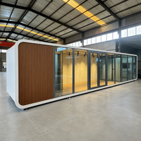 Cabine Apple 20/40 pieds – Maisons préfabriquées modulaires avec chambre pour 1-2 personnes – Pod de bureau mobile 20/40 pieds