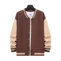 Vente en gros Nouvel arrivage de haute qualité veste en jersey sport décontractée unisexe ample veste de baseball avec logo personnalisé
