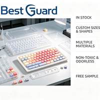 Emballage en blister personnalisé pour clavier d'ordinateur, plateau en plastique PET transparent, protection antichoc, présentoir