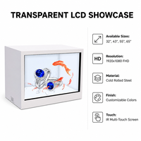Vitrine d'affichage holographique 3D à écran tactile LCD transparent HAUMR pour les musées, les bibliothèques et les expositions commerciales