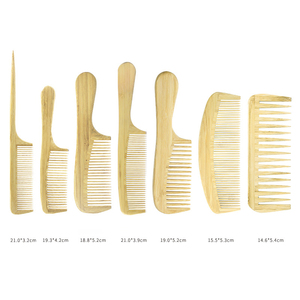 Al por mayor Peine de bambú de alta calidad con cerdas naturales, estilo carpintero <span class=keywords><strong>antiguo</strong></span>, con logotipo personalizado, para hoteles y hostales - Product Image 3