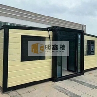 Mxq Maison Modulaire Préfabriquée Pliable et Extensible de 20/40 pieds, Conteneur Mobile, Design Moderne, Couleurs Personnalisables, à Vendre