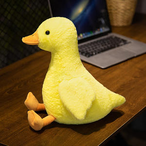Offre Spéciale Force Marchand En Gros Blanc Jaune Oie En Peluche Oreiller grand Jaune Canard En Peluche Jouet - Product Image 3