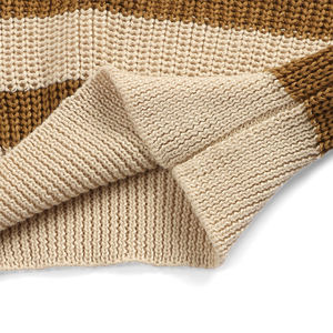 Vêtements de boutique, pull en tricot pour filles en coton 100%, taille plus, pull épais pour bébé, automne - Product Image 4