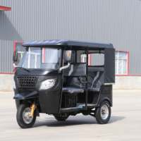 Tuk-tuk d'exportation : Tricycle à passagers à essence avec refroidissement vertical à eau