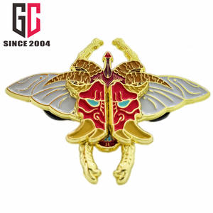 ダークメタルエナメルピンバッジで12年の工場カスタムグロー - Product Image 3