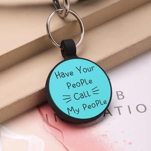 2026 Customized APP Silicone Dog <b>Tag</b> Anti-lost QR Code Silicone Circle Shape Pet <b>ID</b> QR URL Collar Name <b>Tag</b> for Dog Cat - Product Image 4