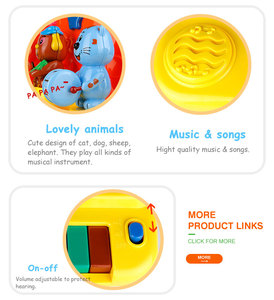 Giáo Dục 12 Phím Nhạc Đồ Chơi Trẻ Em Điện Đàn Piano Organ Với Ánh Sáng Đèn <span class=keywords><strong>Flash</strong></span> - Product Image 4