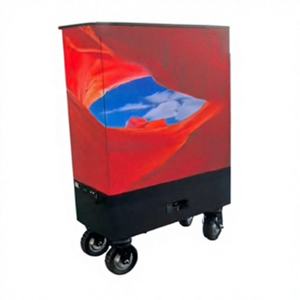 Pantalla LED móvil recargable a todo color P1.9, adecuada para publicidad móvil en exposiciones y centros comerciales - Product Image 1