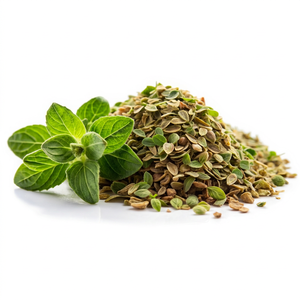 ใบออริกาโน (Origanum Vulgare) ชาใบออริกาโน แบบตัดเป็นชิ้น ใบอัจเวน (Ajwain Pati) ใบออริกาโน (Origanum Leaf) ใบคาร์ปัวร์วาลลี (Karpooravalli Pati) สมุนไพรแห้ง สารสกัดจากพืช - Product Image 1