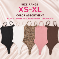 Body gainant une pièce sculptant le ventre, avec bretelles réglables, coupe string, sans couture, de type shapewear, direct usine