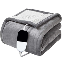 Nouvelle couverture électrique en peluche chauffante épaisse et douce pour adultes