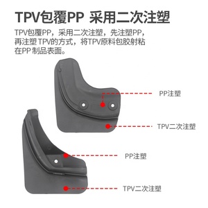 Fourniture d'usine pour Tesla modèle 3 Original PP garde-boue volets 2023 2022 garde-boue garde-boue garde-boue PP + TPV matériel - Product Image 6