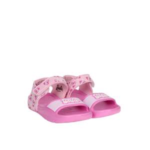 Sandali Barbie da bambina rosa con cinturino regolabile, calzature estive - Product Image 5