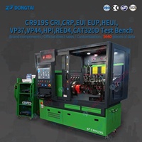 Dongtai CR919S EUI EUP HEUI common rail test tezgahı üç İstasyon test altı adet yüksek basınçlı enjektör (dahil piezo)