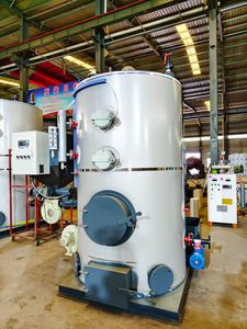 ציוד לייצור קיטור מביומסה (קליפות דקל) במשקל 100 ק\\\"ג-500 ק\\\"ג, למכירה - Product Image 2