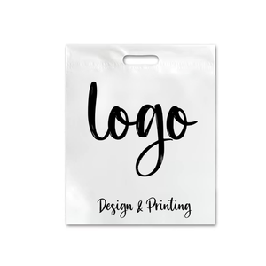 حقيبة صيدلية مخصصة من LDPE/HDPE من الجانب مع طباعة بالحفر لاستخدام السوبر ماركت وتغليف الشعار الخاص - Product Image 4