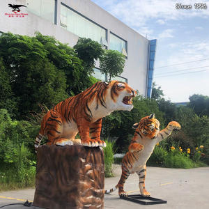 نموذج نمر سيليكون لمحاكاة الحيوانات الميكانيكية في الأماكن المغلقة/في الهواء الطلق حديقة المنزل مركز تسوق ساحة اللعب العامة حديقة المغامرة - Product Image 2