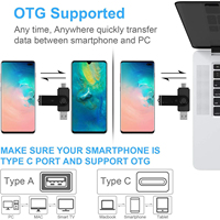 Gitra Dual Swivel Custom USB Flash Drives Tipo C OTG Pen Drive USB 3,0 3,1 2,0 Alta velocidad 8GB 16GB 32GB 64GB 128GB