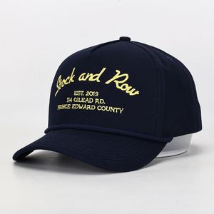 Gorra Deportiva Personalizada de 5 Paneles con Bordado de Letras a la Moda, Gorras de Béisbol Estilo Urbano con Logotipo Bordado - Product Image 2