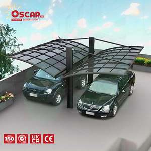 หลังคาคลุม<span class=keywords><strong>รถ</strong></span>อลูมิเนียมแบบปรับแต่งได้ สำหรับ<span class=keywords><strong>จอด</strong></span><span class=keywords><strong>รถ</strong></span>ในบ้าน นอกบ้าน และใช้งานกลางแจ้ง ผลิตในประเทศจีน - Product Image 1