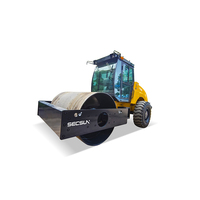 Compacteur vibratoire à rouleaux simple pour route d'usine, 5 tonnes, 6 tonnes, 8 tonnes, 10 tonnes, compacteur vibratoire pour route