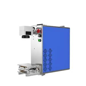 Draagbare Mini 20W 30W Fiber Laser Markering Machine Lange Levensduur Metalen Laser Marker