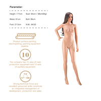 Nuevo Maniquí Articulado Decorativo Flexible y Moderno, Maniquíes de Mujer de Cuerpo Completo