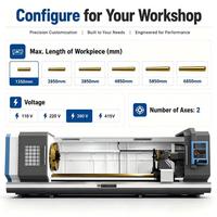 Machine de tour CNC horizontale CK61125 de haute qualité conception de lit plat à 2 axes unique pour l'usinage à usage moyen prix compétitif