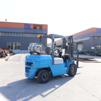 Nouveau chariot élévateur à fourche bi-énergie (essence et propane) de 3, 2,5 et 4,5 tonnes, chariot élévateur à fourche hydraulique de 4 mètres