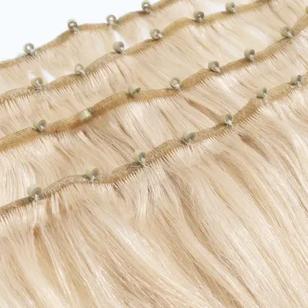 Hete Verkoop Topkwaliteit Langste Haar Nieuw Concept Dubbele Inslag Siliconen Kralen Micro Kralen Inslag Hair Extensions