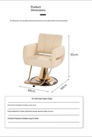 Chaises de coiffure élégantes de style nuage pour salon de beauté chaise de coiffure équipement de salon de coiffure coiffure