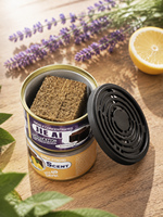 Diffuseur d'arômes en fibres organiques, désodorisant solide longue durée 60 jours, pour maison et hôtel, parfum réglable, senteur lavande