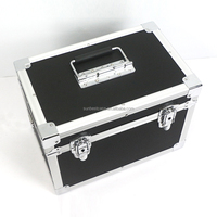 Mallette de train de maquillage professionnel avec pochette sac boîte de maquillage valise grande capacité boîte de rangement cosmétique pour maquilleurs