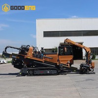 Foreuse souterraine Goodeng 80 tonnes à commande hydraulique, propulsée au diesel, sur chenilles, pour le forage de fibres optiques, avec moteur de pompe efficace