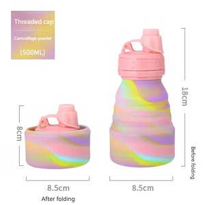 Source Factory Modern Food-grade Stainless Steel Vacuum Leak-proof Collapsible Sports Water Bottle Outdoor Travel Cup - Product Image 5