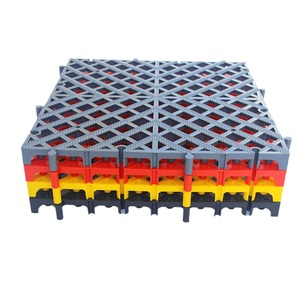 <b>Plastic</b> Floor Grating Interlocking Rectangle Non Slip Outdoor Industrial <b>Flooring</b> Textured Surface - Product Image 1