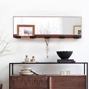 <span class=keywords><strong>Perchero</strong></span> de <span class=keywords><strong>pared</strong></span> europeo moderno para el hogar, <span class=keywords><strong>espejo</strong></span> decorativo para interior, baño, sala de estar, gancho creativo montado en la <span class=keywords><strong>pared</strong></span> de Bambú - Product Image 5
