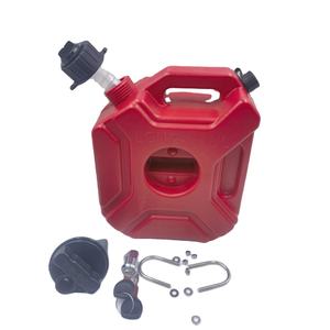 Bidon d'essence pour <span class=keywords><strong>moto</strong></span> et voiture, conteneur d'huile 20L 3L 5L, réservoirs de carburant en plastique multicolores, fixation latérale droite - Product Image 1